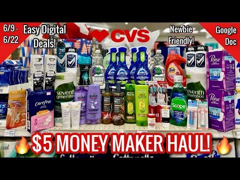 CVS Free & Cheap Coupon Deals & Haul |6/9 – 6/22| Personal Care Money Makers! 🔥| Learn CVS Couponing