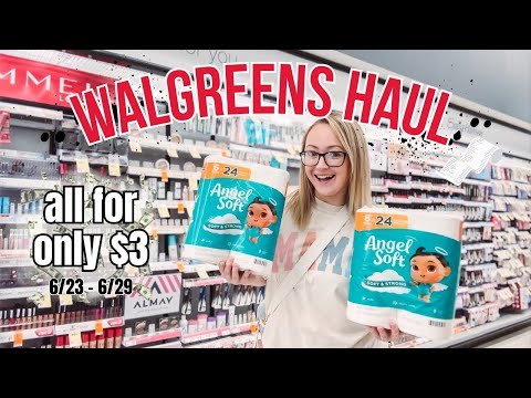 🔥 $3 Walgreens Haul (6/23-6/29) No digital boosters? NO PROBLEM 🤑🤪 we made it work!!