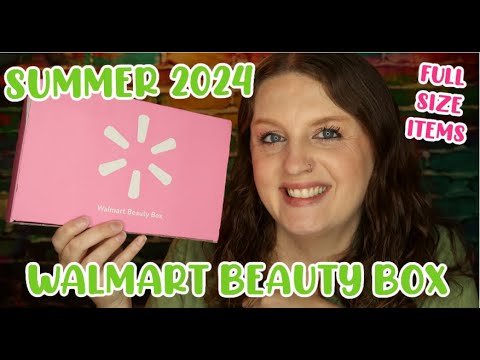 Walmart Beauty Box Unboxing | Summer 2024 || Full Size Items || Travel Size Items