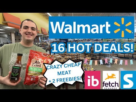 16 HOT WALMART COUPONING DEALS ~ 2 FREEBIES / CRAZY CHEAP MEAT DEAL / MORE! ~ JUNE 2024