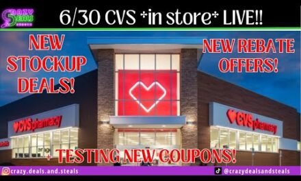 6/30 CVS *in store* LIVE!! NEW CVS STOCKUP DEALS + NEW REBATE OFFERS + Testing New Coupons- CVS Haul