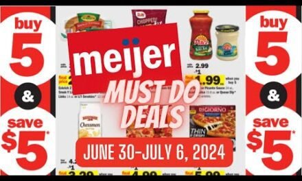 *Buy 5 & Save $5* Meijer “MUST DO” Deals for 6/30-7/6 | Moneymaker Deal & MORE