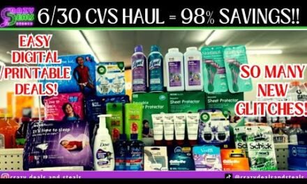 🤗6/30 CVS HAUL=  98% SAVINGS! HOT NEW GLITCHES, ALL DIGITAL / PRINTABLE CVS HAUL #cvsdeals