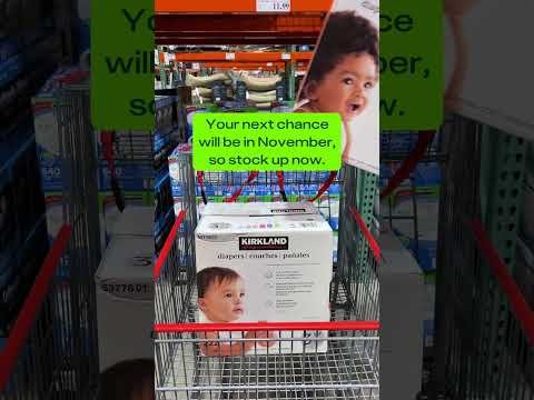 Don’t miss this! Semi-Annual Kirkland Diaper Sale at Costco #newparents #diapers