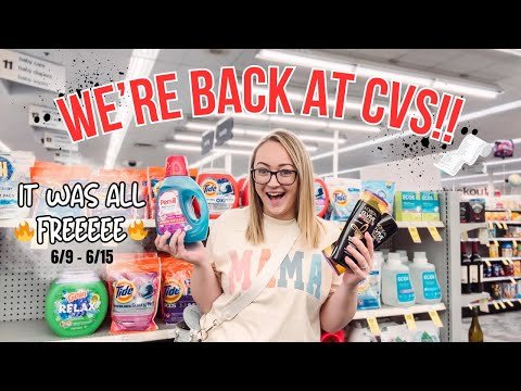 freeee CVS couponing haul 🔥🙌🏻 so many good deals this week (6/9-6/15)