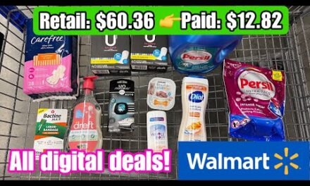 WALMART Ibotta Haul! Save 78% using all digital coupons! Beginner friendly deals! 6/2-8/24