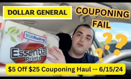 COUPONING FAIL?!? (MADE SOME MISTAKES…..) ~ DOLLAR GENERAL $5 OFF $25 HAUL (6/15/24)