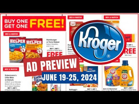 *MEGA SALE* Kroger Ad Preview for 6/19-6/25 | BOGO, Self-Care Event, Weekly Digitals, & MORE