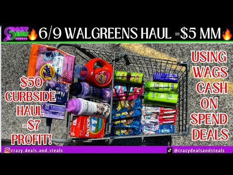 🔥$5 PROFIT WALGREENS HAUL 6/9-6/15✨ Walgreens Digital Couponing ($50 CURBSIDE HAUL =$7 PROFIT)