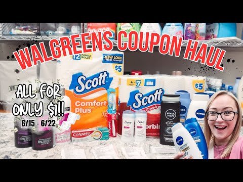 🔥 $1 Walgreens Coupon Haul (6/15-6/22) easy digital deals & stacking spend boosters!
