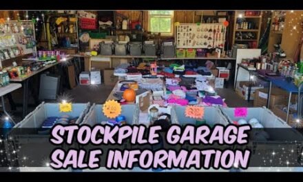 Stockpile Garage Sale || How to Sell || How to Advertise || How to Price