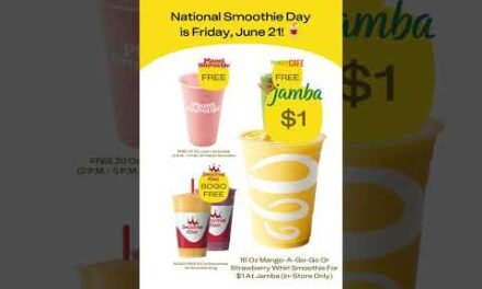 FREE Smoothies THIS Friday (link in comments)