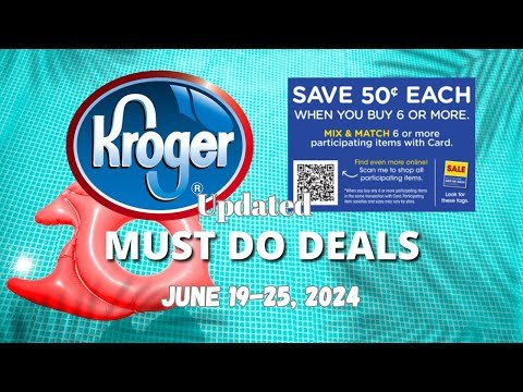 *FREE Toothpaste?* Kroger UPDATED (Again) MUST DO Deals for 6/19-6/25 | MORE Deals