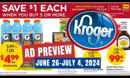 *NEW MEGA???* Kroger Ad Preview for 6/26-7/4 | Buy 5 Save $1.00 Each Mega Sale & MORE!