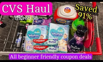 CVS Haul – SAVED 91% Using All Digital Coupons! Beginner Coupon Deals 7/21-27/24