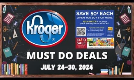 *MEGA SALE* Kroger MUST DO Deals for 7/24-7/30 | 10 for $10, Self-Care Sale, Household Sale, & MORE