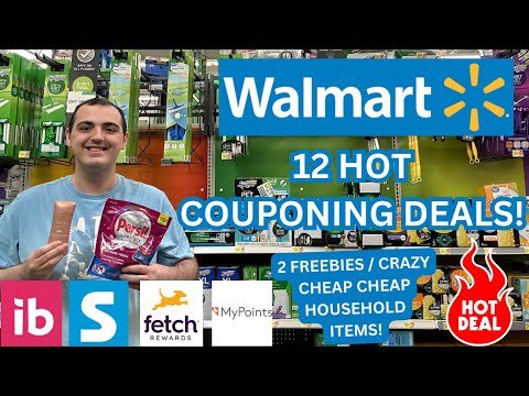 2 HOT WALMART FREEBIES / CRAZY CHEAP HOUSEHOLD PRODUCTS! ~ 12 HOT WALMART COUPONING DEALS ~JULY 2024