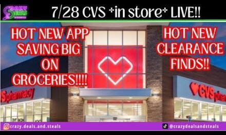 7/28 CVS *in store* LIVE! AMAZING NEW CLEARANCE + NEW APP TO SAVE BIG 💰 ON GROCERIES! 7/28 CVS HAUL