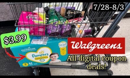 Walgreens Haul – Box of Pampers for $3.99! All Digital Coupon Deals! 7/28-8/3/24