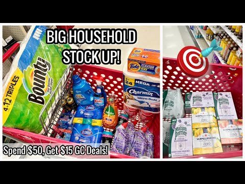 TARGET Digital Coupon Deals | Spend $50, Get $15 GC | Big Cleaning Product Stock Up! 🙌🏾 | 7/29 – 8/3