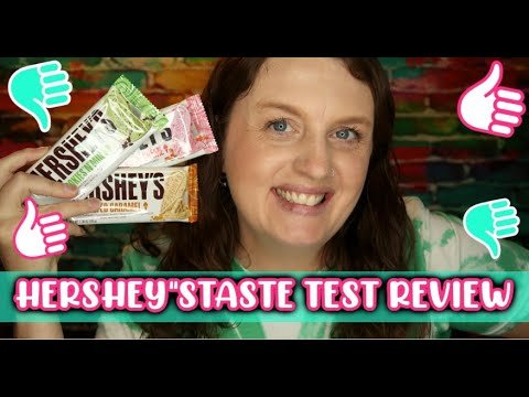 Hershey’s Taste Test Review || Strawberry || Mint || Salted Caramel || Hershey’s Chocolate