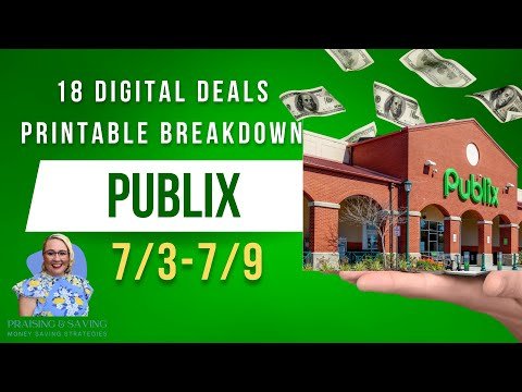 Amazing Publix Digital Deals for 7/2-7/9