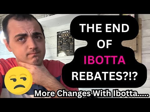 THE END OF IBOTTA REBATES?!?~ MORE IBOTTA CHANGES HAPPENING….