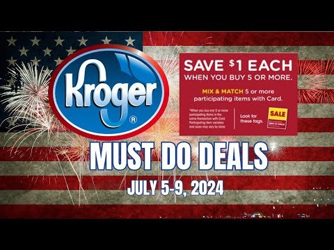 *9 FREEBIES* Kroger MUST DO Deals for 7/5-7/9 | NEW Weekly Digitals + Prices Go DOWN!!!