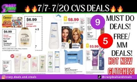 🔥7/7 CVS Deals {9 MUST DO CVS DEALS} 5 FREE / MM DEALS! HOT NEW GLITCHES – CVS Couponing🔥