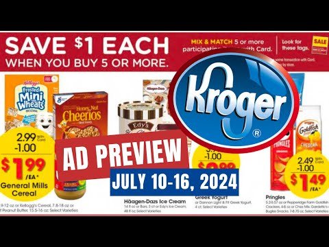 *MORE MEGA!?!?* Kroger Ad Preview for 7/10-7/16 | Buy 5 or More MEGA SALE, Weekly Digitals, & MORE