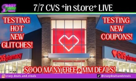 🔥7/7 CVS *in store* LIVE! TESTING NEW GLITCHES & COUPONS! HOT FREE + MM CVS Deals – 7/7 CVS HAUL🔥