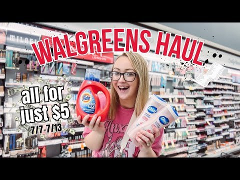 🔥 $5 Walgreens Haul! (7/7-7/13) cheap laundry products & body wash!!