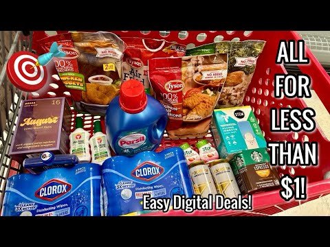 TARGET Coupon Deals | Target Circle Week is 🔥 | $111 in Household and Food for Less Than $1! 🙌🏾