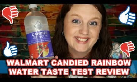 Skittle Water || Walmart Candied Rainbow Water || Taste Test Review