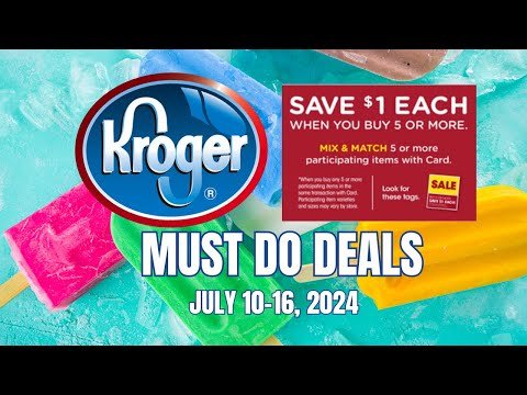 *WOW!* Kroger MUST DO Deals for 7/10-7/16 | Mega Sale, Weekly Digitals, & MORE