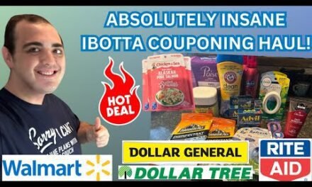 ABSOLUTELY INSANE IBOTTA COUPONING HAUL! ~ WALMART / DOLLAR TREE/DOLLAR GENERAL /RITE AID ~ JULY 24