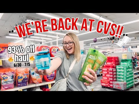 🔥 CVS Haul Week 2!! (6/30-7/6) I scored 93% off everything!!