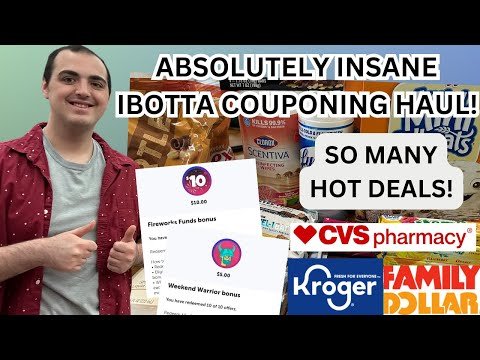 (PAID .44 FOR EVERYTHING!) ~ ABSOLUTELY INSANE IBOTTA COUPONING HAUL ~  KROGER / CVS / FAMILY DOLLAR