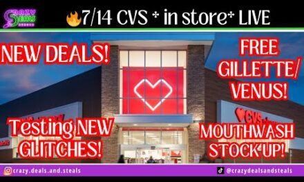 7/14 CVS *in store* LIVE! Testing NEW Glitch Deals! + FREE Gillette/ Venus Shave + MOUTHWASH STOCKUP