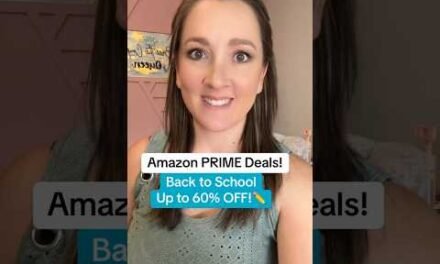 60% OFF Back to School Deals – Amazon Prime Day! #primedaydeals