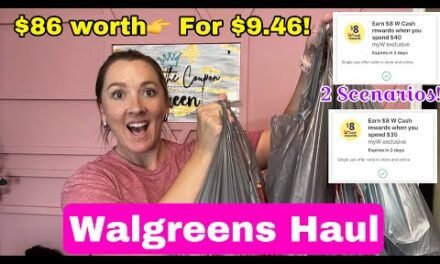 Walgreens Haul – SAVED 90%! All digital coupon deals 7/14-20/24