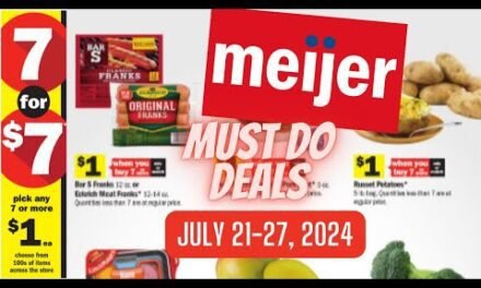 *2 FREEBIES* Meijer “MUST DO” Deals for 7/21-7/27 | HOT! 7 for $7 Sale & MORE