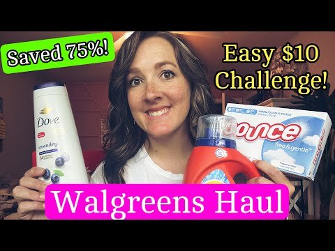 Walgreens Haul – Save 75% Using ALL DIGITAL COUPONS! | Easy $10 Challenge 7/21-24/27