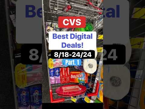 CVS Best Digital Deals! PART 1! 8/18-24/24