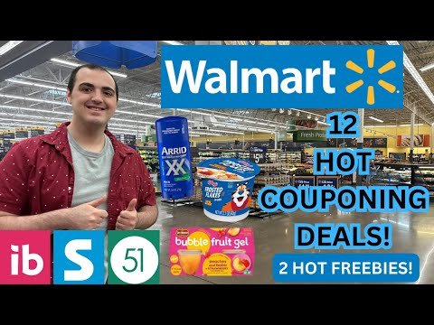 12 HOT WALMART COUPONING DEALS! ~ 2 HOT FREEBIES AT WALMART! ~ AUGUST 2024