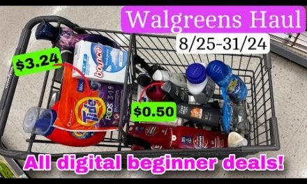 Walgreens Haul – All digital deals! $3.24 Tide | 60% Off Finish & Lysol! 8/25-31/24