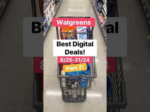 Best Digital Coupon Deals at Walgreens! 8/25-31/24