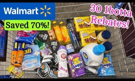 Walmart Ibotta Haul 30 Rebates! Save 70% this week! 8/25-31/24