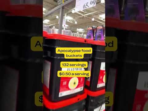 We Found the Apocalypse Food Buckets at Costco!