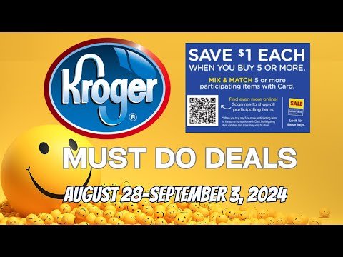 *2 GLITCH DEALS* Kroger MUST DO Deals for 8/28-9/3 | MEGA SALE, Weekly Digitals, & MORE